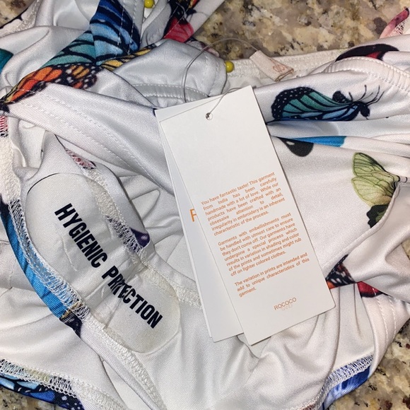 Rococo Sand Butterfly Beaded One Piece Swimsuit - Picture 8 of 8